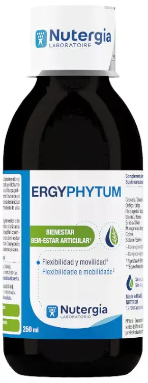 Ergyphytum de Nutergia, suplemento natural para la salud osteoarticular y muscular. Contiene harpagofito, ortiga y manganeso. ¡Descubre sus beneficios en Herbolario de Guardia!