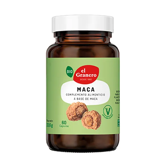 jaleas y energeticos MACA BIO, 60 CÁP, 560 mg