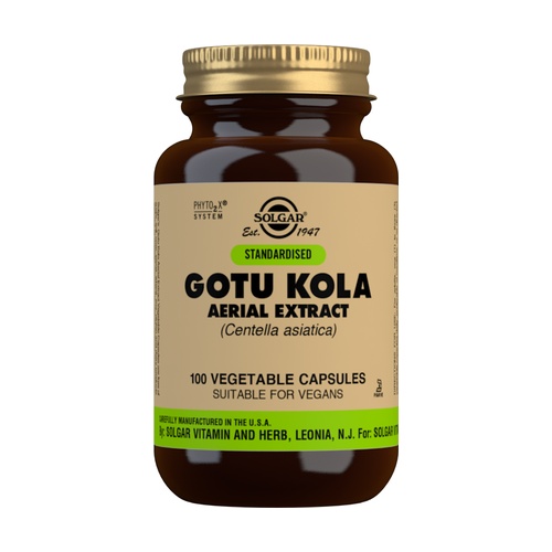 Gotu Kola de Solgar, un suplemento natural para mejorar la circulación y la salud de la piel. ¡Disponible en Herbolario de Guardia!