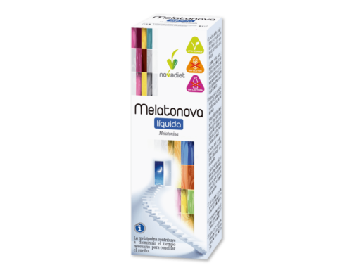 Melatonova Líquida 30 ml: complemento de melatonina para un sueño reparador, combate el insomnio y el jet lag de forma natural. Ideal para niños y adultos.