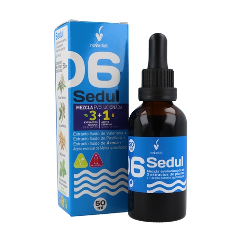 Sedul, complemento natural de 30 ml para el sistema nervioso. Con valeriana y pasiflora, calma el nerviosismo y mejora el descanso.