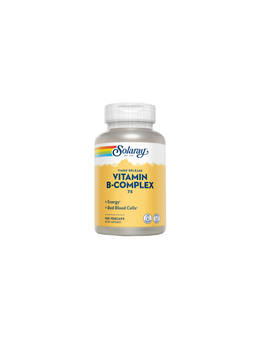 jaleas y energeticos VITAMINA B COMPLEX 75 SOLARAY 100CAP