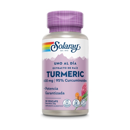 jaleas y energeticos TURMERIC, CURCUMA 30 CAP