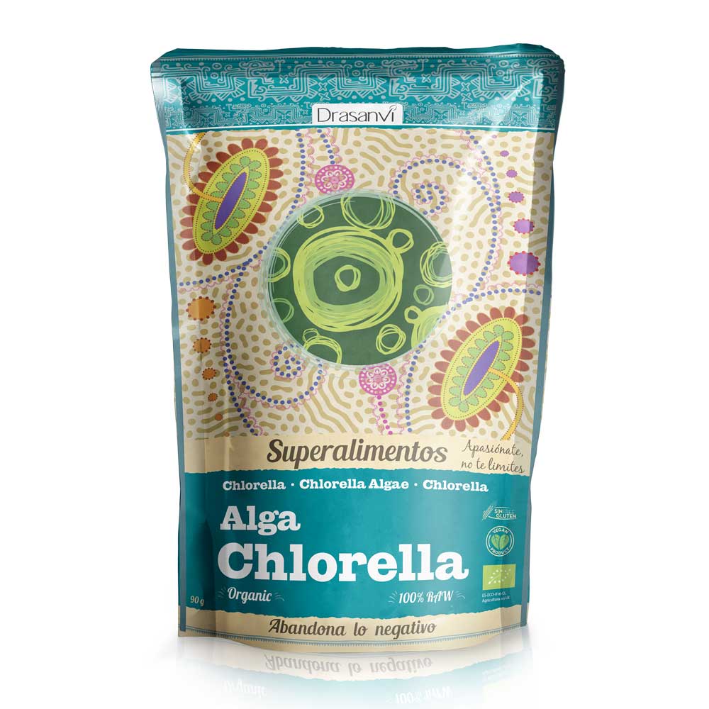 jaleas y energeticos ALGA CHLORELLA BIO 90GR