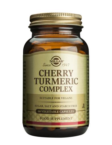 jaleas y energeticos CEREZA Y CURCUMA COMPLEX 60 Cáps Veg