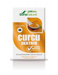 jaleas y energeticos CURCU DEXTRIN COMPLEX 28 COMPRIMIDOS X 950MG