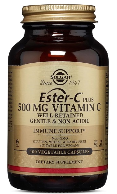jaleas y energeticos ESTER-C® PLUS 500 mg 100 Cáps Vegetales.