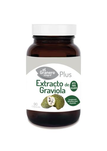 jaleas y energeticos EXTRACTO DE GRAVIOLA, 90 CÁP, 510 mg