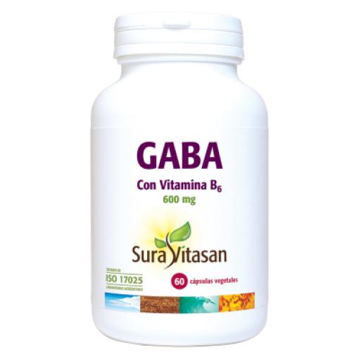 jaleas y energeticos GABA con vitamina B6 60 capsulas