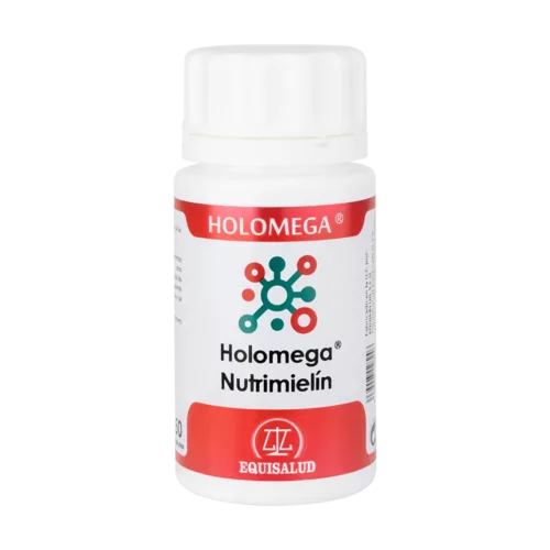 Compra producto natural para mejorar la función cerebral y los trastornos neuromusculares. Holomega Nutrimielín 50 cap: potencia tu bienestar neurológico.