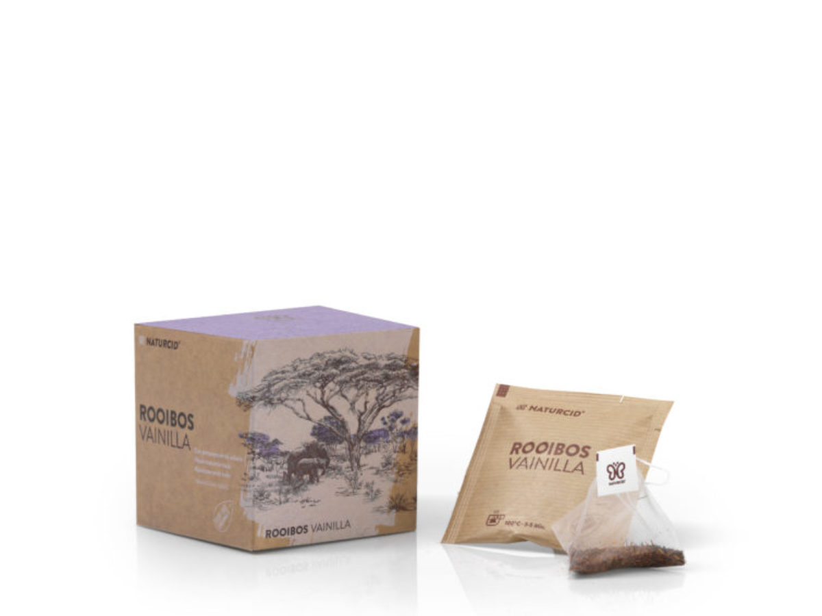 jaleas y energeticos INFUSION ROOIBOS VAINILLA ECO 10 PIRAMIDES