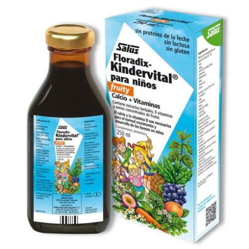 jaleas y energeticos KINDERVITAL FRUITY 250ml niños