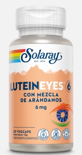 jaleas y energeticos LUTEIN EYES 6MG 30CAP