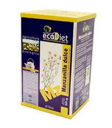 jaleas y energeticos MANZANILLA ECODIET 20 FILTROS