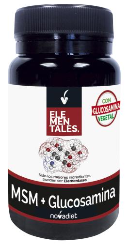 jaleas y energeticos MSM+GLUCOSAMINA 40 CAP VEGETALES