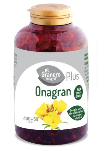 jaleas y energeticos ONAGRAN ACEITE DE ONAGRA, 400+50 PER, 715 mg