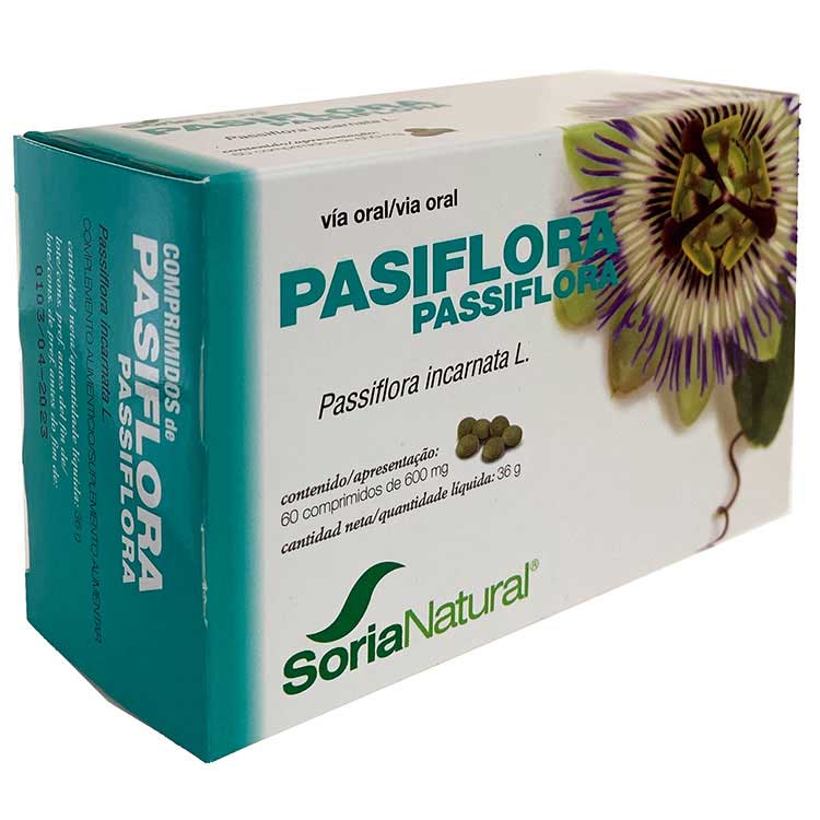 jaleas y energeticos PASIFLORA 60 COMPRIMIDOS