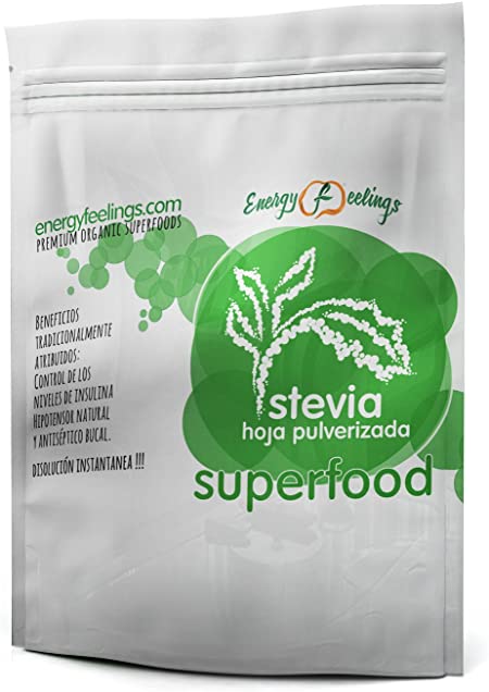 jaleas y energeticos STEVIA HOJA PULVERIZADA  POLVO 100GR