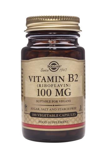 jaleas y energeticos VITAMINA B2 100 MGR 100 CAPSULAS