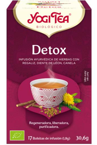 jaleas y energeticos YOGI TEA DETOX FILTROS BIO 17 FILTROS