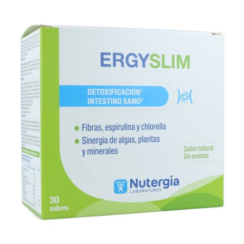 ERGYSLIM de Nutergia. 30 sobres de 5 gr. Compra Ergyslim Nutergia, el revolucionario suplemento natural en Herbolario de guardia para potenciar bienestar intestinal, control de peso y salud integral