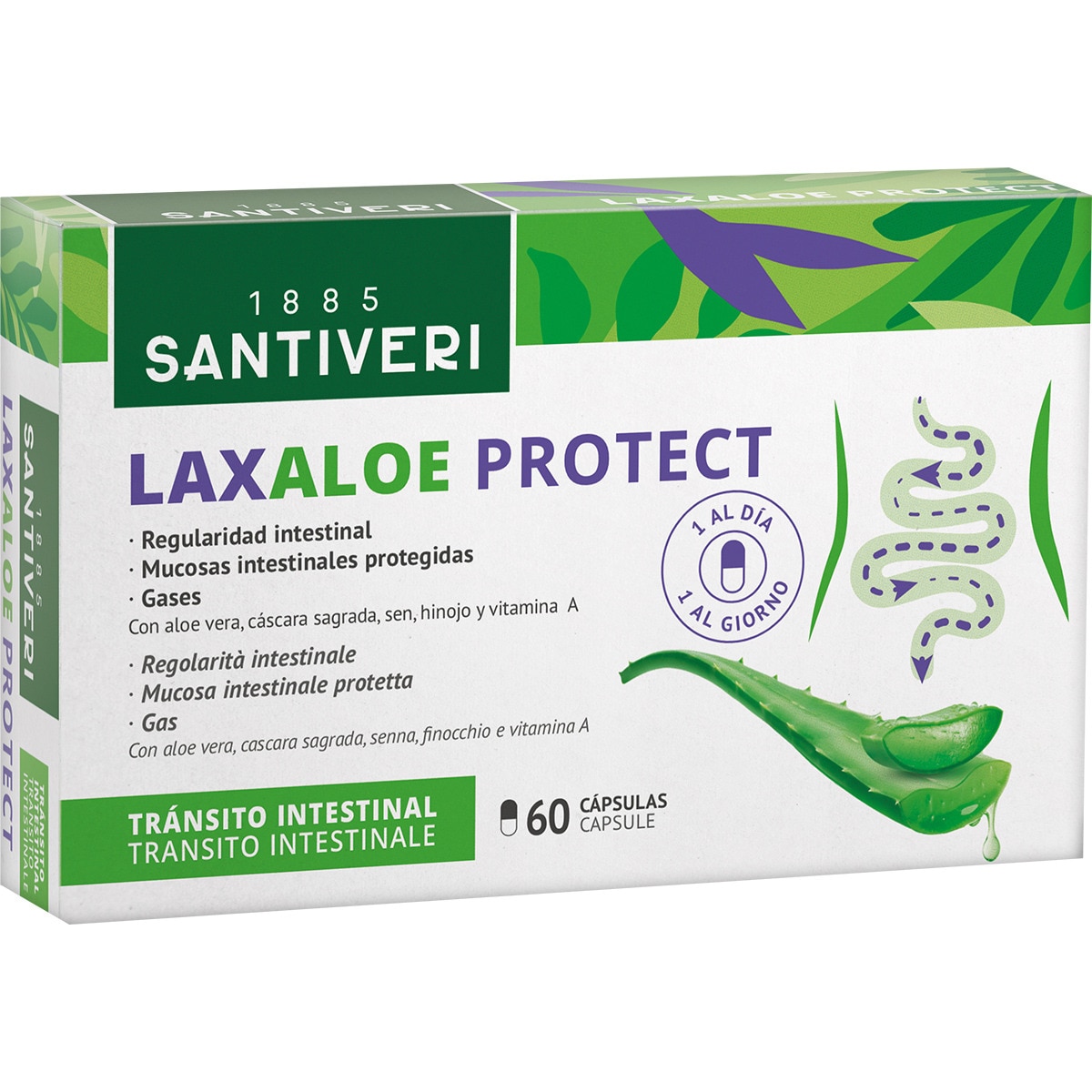 jaleas y energeticos LAXALOE PROTECT 60 CAPSULAS