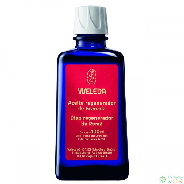 jaleas y energeticos ACEITE REGENERADOR  CORPORAL DE GRANADA BIO 100ml