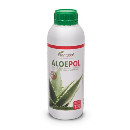 jaleas y energeticos ALOEPOL ZUMO ALOE VERA + VIT C 1L