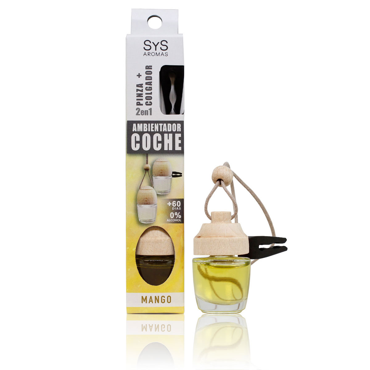 jaleas y energeticos AMBIENTADOR COCHE STYLE PINZA MANGO 7ML