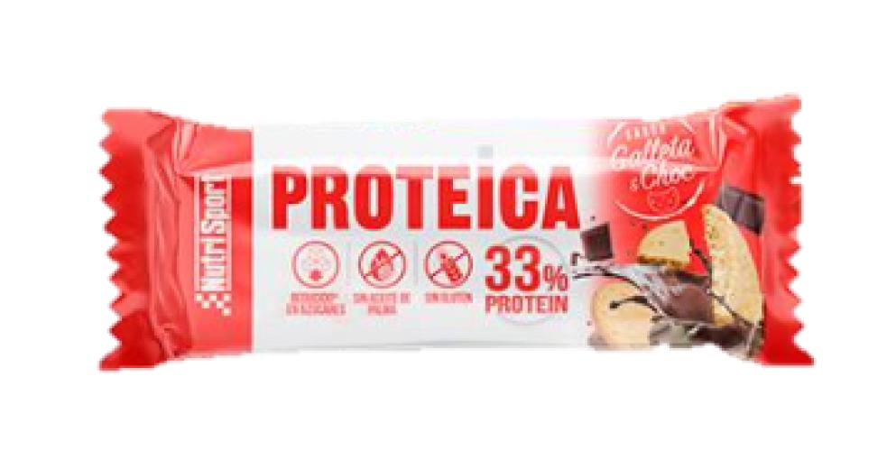 jaleas y energeticos BARRITA PROTEICA GALLETA CHOCO 44 GRS