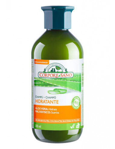 línea capilar CHAMPU HIDRATANTE ALOE Y MALVAVISCO BIO 300mL