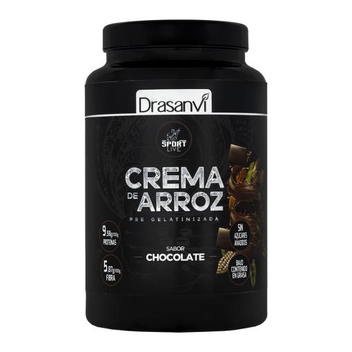 jaleas y energeticos CREMA ARROZ SABOR CHOCOLATE 1 KG SPORT LIVE DRASANVI