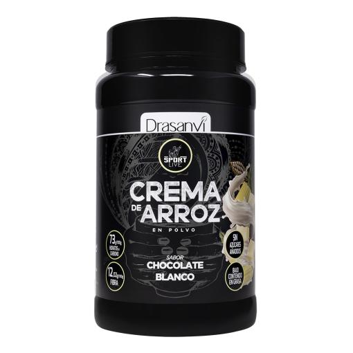 jaleas y energeticos CREMA ARROZ SABOR CHOCOLATE BLANCO 1 KG SPORT LIVE DRASANVI