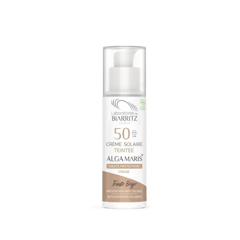 jaleas y energeticos CREMA SOLAR CON COLOR SPF 50 BEIGE BIO 50 ML