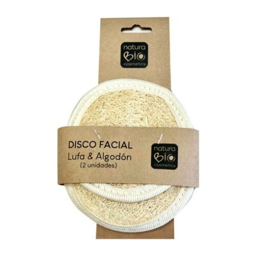 línea facial DISCO FACIAL LUFA Y ALGODON 2 UD