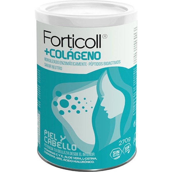 jaleas y energeticos FORTICOLL COLAGENO Bioactivo Piel & Cabello 270 g