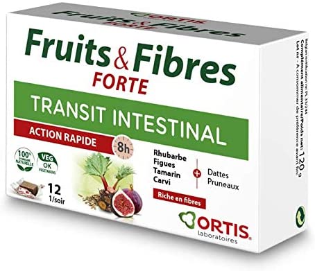 digestivos FRUTA Y FIBRA FORTE 12 CUBITOS