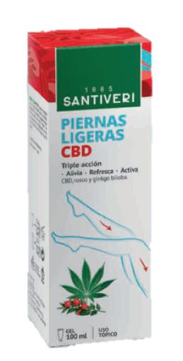 jaleas y energeticos GEL PIERNAS LIGERAS CBD 100ML