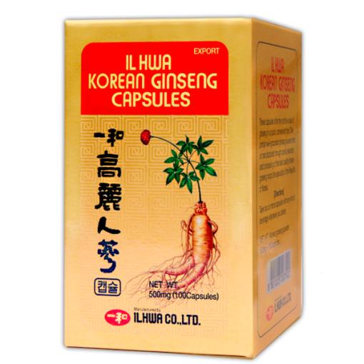 jaleas y energeticos GINSENG 100 CAP. TARRO  IL HWA