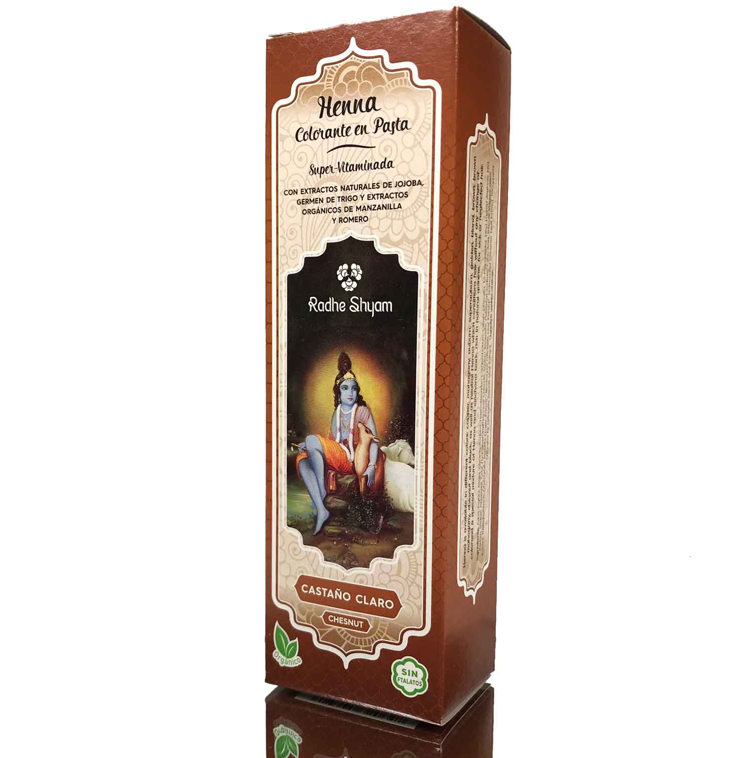 jaleas y energeticos HENA CASTAÑO CLARO PASTA 200ML