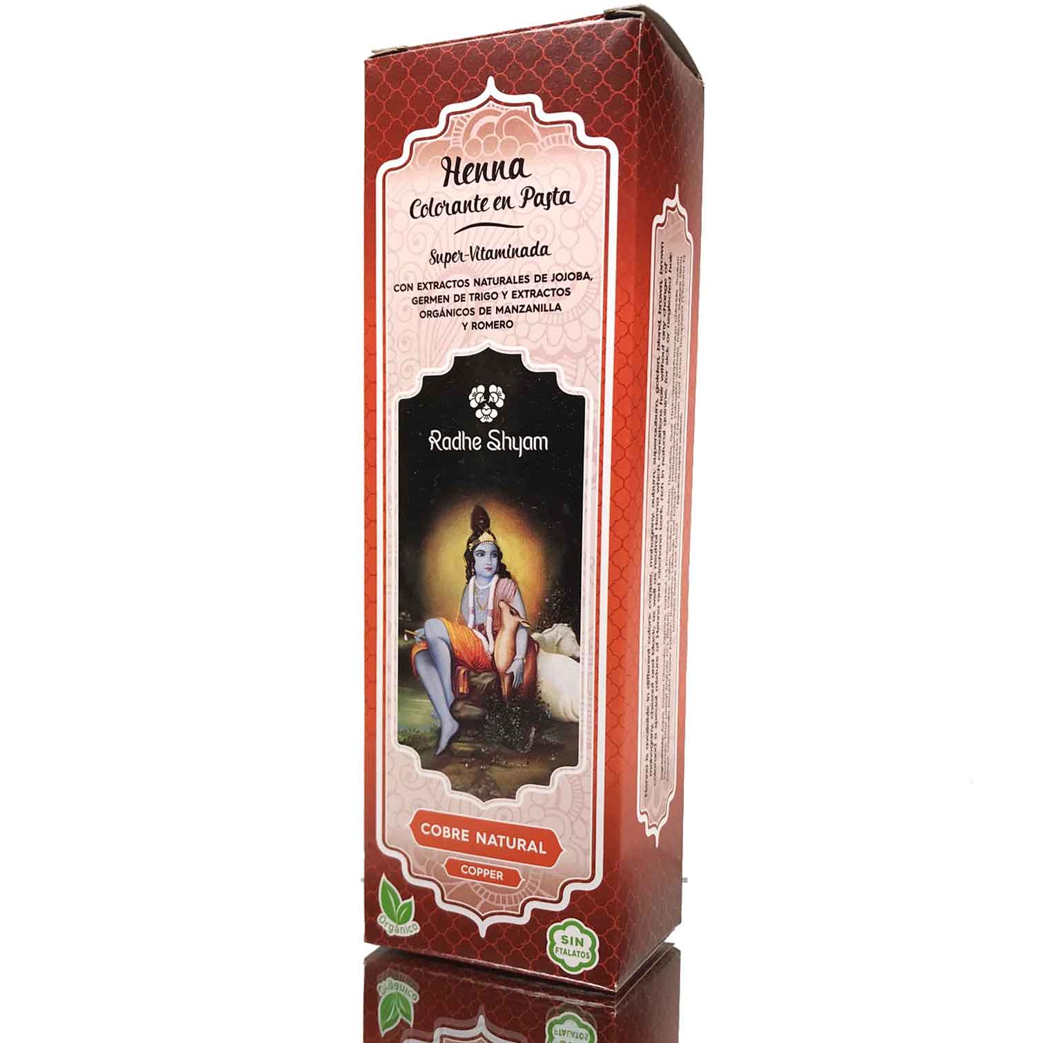 jaleas y energeticos HENA COBRE NATURAL PASTA 200ML