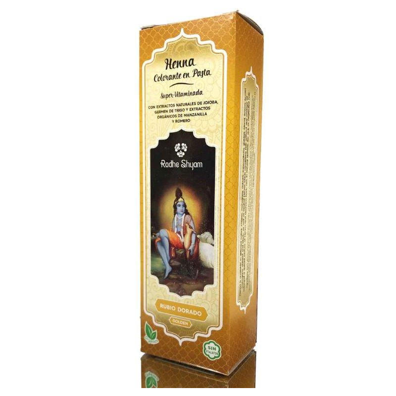 jaleas y energeticos HENA RUBIO DORADO PASTA 200ML