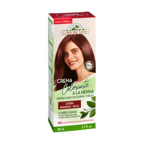 jaleas y energeticos HENNA CUBRE CANAS CAOBA BIO 80ML