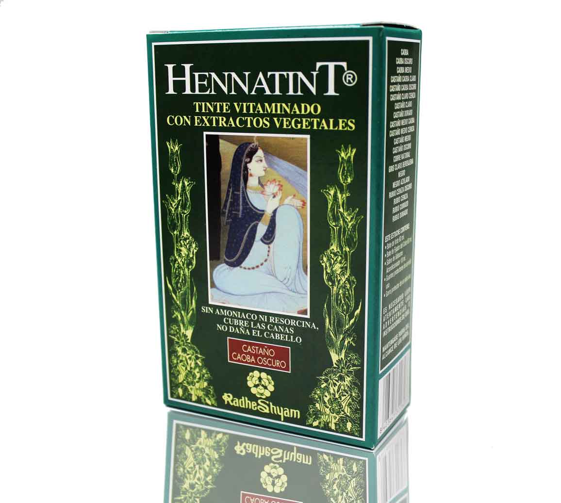 jaleas y energeticos HENNATINT CASTAÑO CAOBA OSCURO 60+60ML