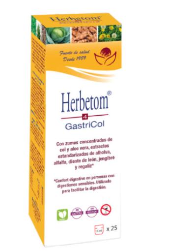 jaleas y energeticos HERBETOM 4 GASTRICOL250 ml