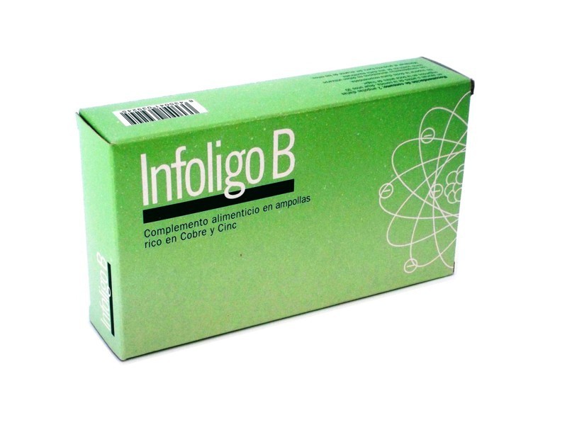 jaleas y energeticos INFOLIGO-B 20 AMPOLLAS