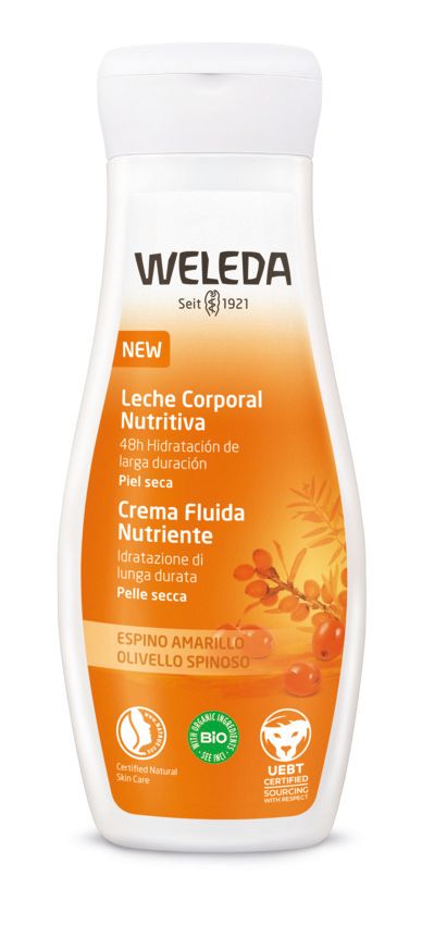 línea corporal LECHE CORPORAL NUTRITIVA ESPINO AMARILLO BIO 200ML