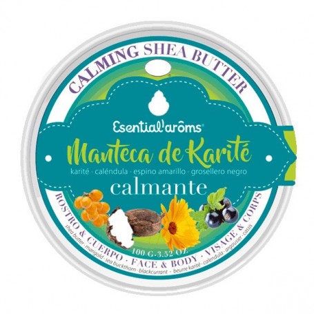 jaleas y energeticos MANTECA DE KARITE CALMANTE 100GRS