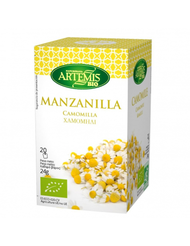 jaleas y energeticos MANZANILLA BIO 20 FILTROS