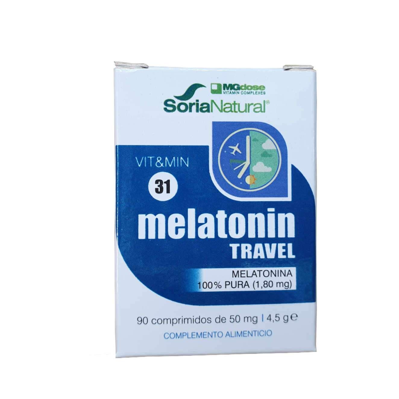 jaleas y energeticos MELATONINA TRAVEL 90 comp